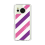 スリムプロテクションケース［ Big Stripe - Purple × Pink ］
