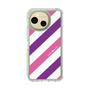 スリムプロテクションケース［ Big Stripe - Purple × Pink ］
