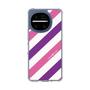 スリムプロテクションケース［ Big Stripe - Purple × Pink ］