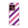 スリムプロテクションケース［ Big Stripe - Purple × Pink ］