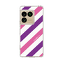 スリムプロテクションケース［ Big Stripe - Purple × Pink ］