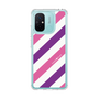 スリムプロテクションケース［ Big Stripe - Purple × Pink ］