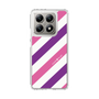 スリムプロテクションケース［ Big Stripe - Purple × Pink ］