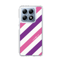 スリムプロテクションケース［ Big Stripe - Purple × Pink ］