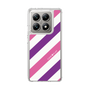 スリムプロテクションケース［ Big Stripe - Purple × Pink ］