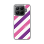 スリムプロテクションケース［ Big Stripe - Purple × Pink ］
