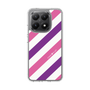 スリムプロテクションケース［ Big Stripe - Purple × Pink ］