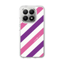 スリムプロテクションケース［ Big Stripe - Purple × Pink ］