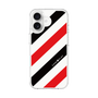 スリムプロテクションケース［ Big Stripe - Red × Black ］