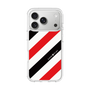 スリムプロテクションケース［ Big Stripe - Red × Black ］