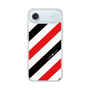 スリムプロテクションケース［ Big Stripe - Red × Black ］