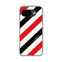 スリムプロテクションケース［ Big Stripe - Red × Black ］
