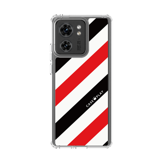 スリムプロテクションケース［ Big Stripe - Red × Black ］