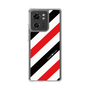 スリムプロテクションケース［ Big Stripe - Red × Black ］