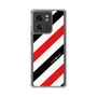 スリムプロテクションケース［ Big Stripe - Red × Black ］
