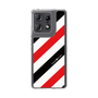 スリムプロテクションケース［ Big Stripe - Red × Black ］