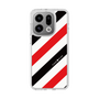 スリムプロテクションケース［ Big Stripe - Red × Black ］