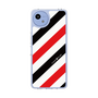 スリムプロテクションケース［ Big Stripe - Red × Black ］