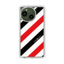 スリムプロテクションケース［ Big Stripe - Red × Black ］