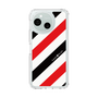 スリムプロテクションケース［ Big Stripe - Red × Black ］