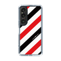 スリムプロテクションケース［ Big Stripe - Red × Black ］