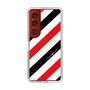 スリムプロテクションケース［ Big Stripe - Red × Black ］