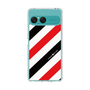 スリムプロテクションケース［ Big Stripe - Red × Black ］