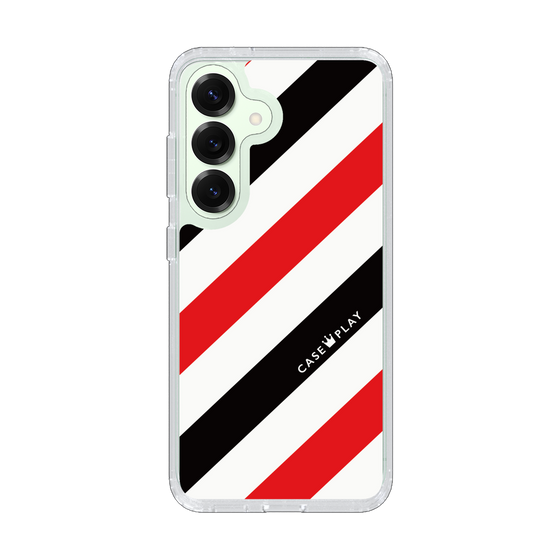 スリムプロテクションケース［ Big Stripe - Red × Black ］