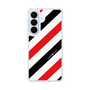 スリムプロテクションケース［ Big Stripe - Red × Black ］