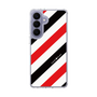スリムプロテクションケース［ Big Stripe - Red × Black ］