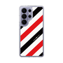 スリムプロテクションケース［ Big Stripe - Red × Black ］