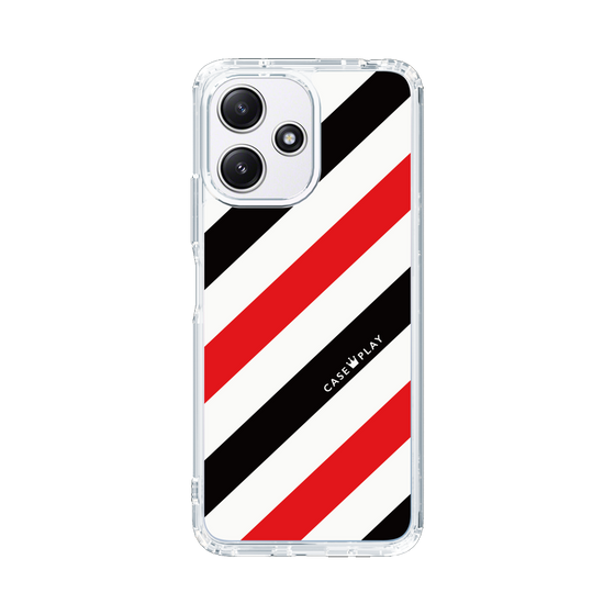 スリムプロテクションケース［ Big Stripe - Red × Black ］