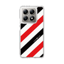 スリムプロテクションケース［ Big Stripe - Red × Black ］