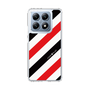 スリムプロテクションケース［ Big Stripe - Red × Black ］