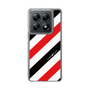 スリムプロテクションケース［ Big Stripe - Red × Black ］