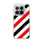 スリムプロテクションケース［ Big Stripe - Red × Black ］
