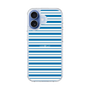スリムプロテクションケース［ Small Border - Blue ］