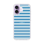 スリムプロテクションケース［ Small Border - Blue ］