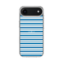 スリムプロテクションケース［ Small Border - Blue ］
