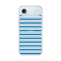 スリムプロテクションケース［ Small Border - Blue ］