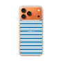 スリムプロテクションケース［ Small Border - Blue ］