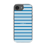 スリムプロテクションケース［ Small Border - Blue ］