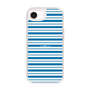 スリムプロテクションケース［ Small Border - Blue ］