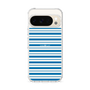 スリムプロテクションケース［ Small Border - Blue ］