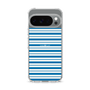 スリムプロテクションケース［ Small Border - Blue ］