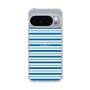 スリムプロテクションケース［ Small Border - Blue ］
