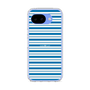 スリムプロテクションケース［ Small Border - Blue ］