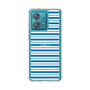 スリムプロテクションケース［ Small Border - Blue ］