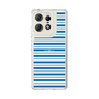 スリムプロテクションケース［ Small Border - Blue ］