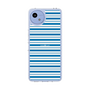 スリムプロテクションケース［ Small Border - Blue ］
